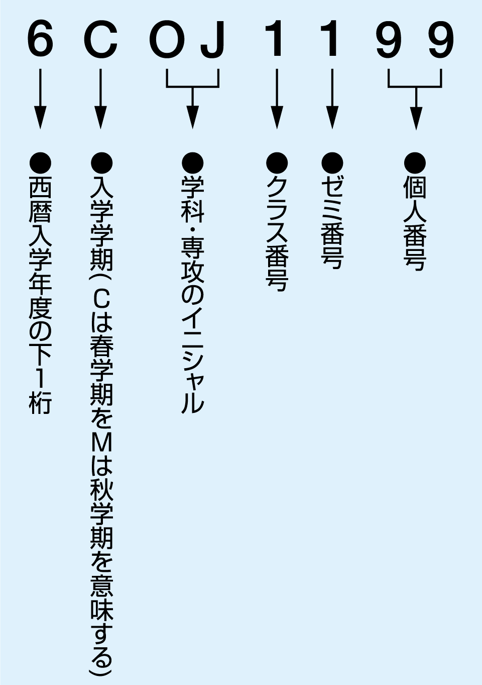 学生証番号の意味